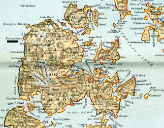 orkney map small edit
