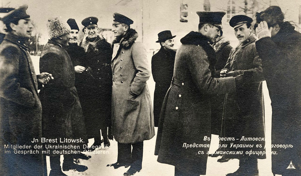 Brest litovsk feb 9 1918 delegates
